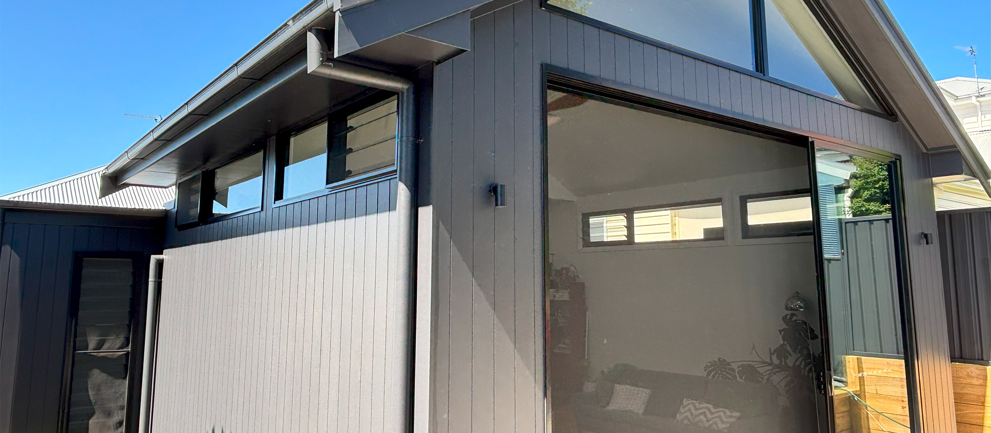 How To Paint New Exterior Vertical Cladding
